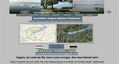 Desktop Screenshot of immobilien-plattenseeregion.eu